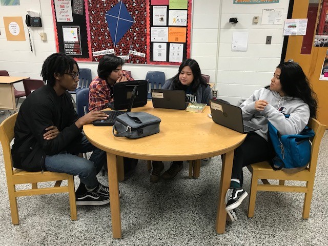 Students in AP English Language and Composition discuss and analyze their new novel, The Kite Runner.