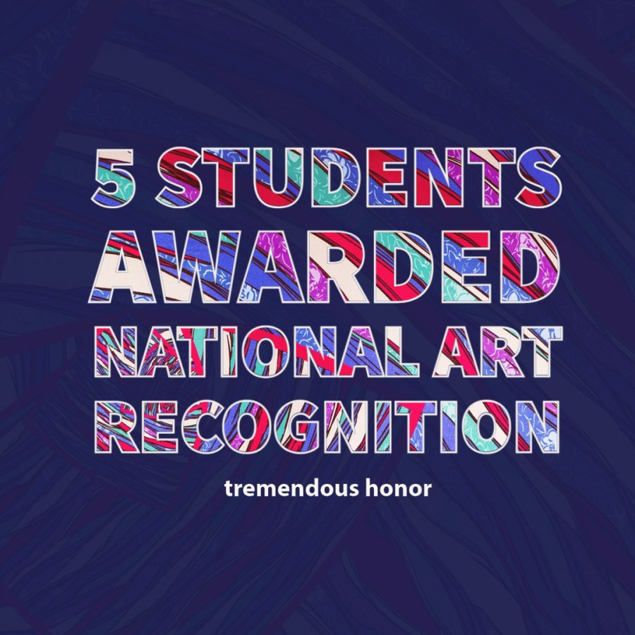 5 students awarded national art recognition