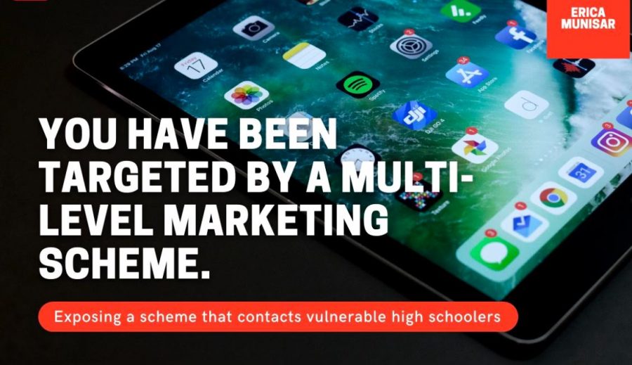 You have been targeted by a multi-level marketing scheme