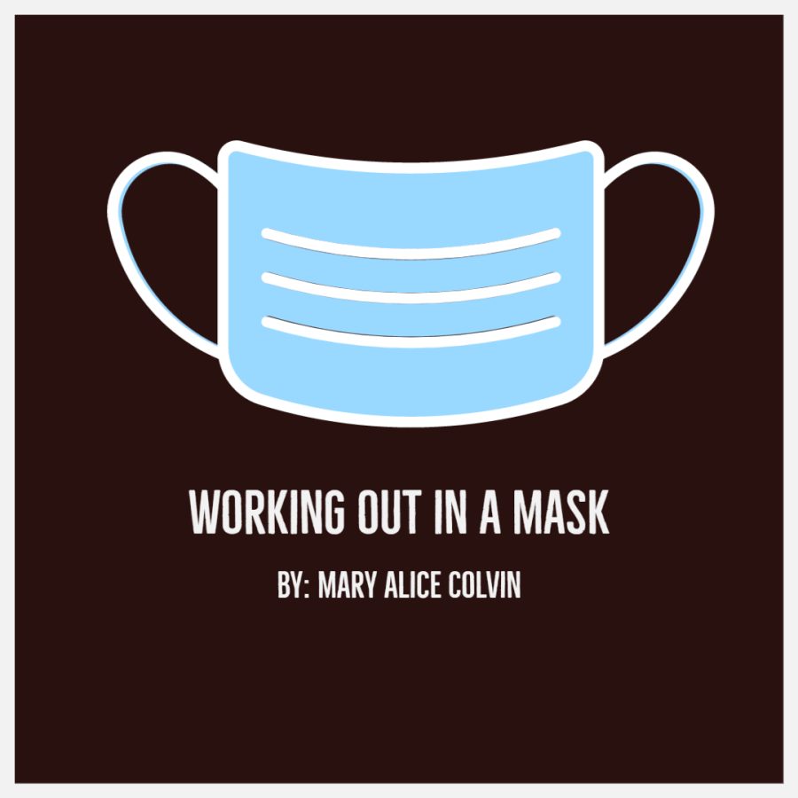 Working out in a mask