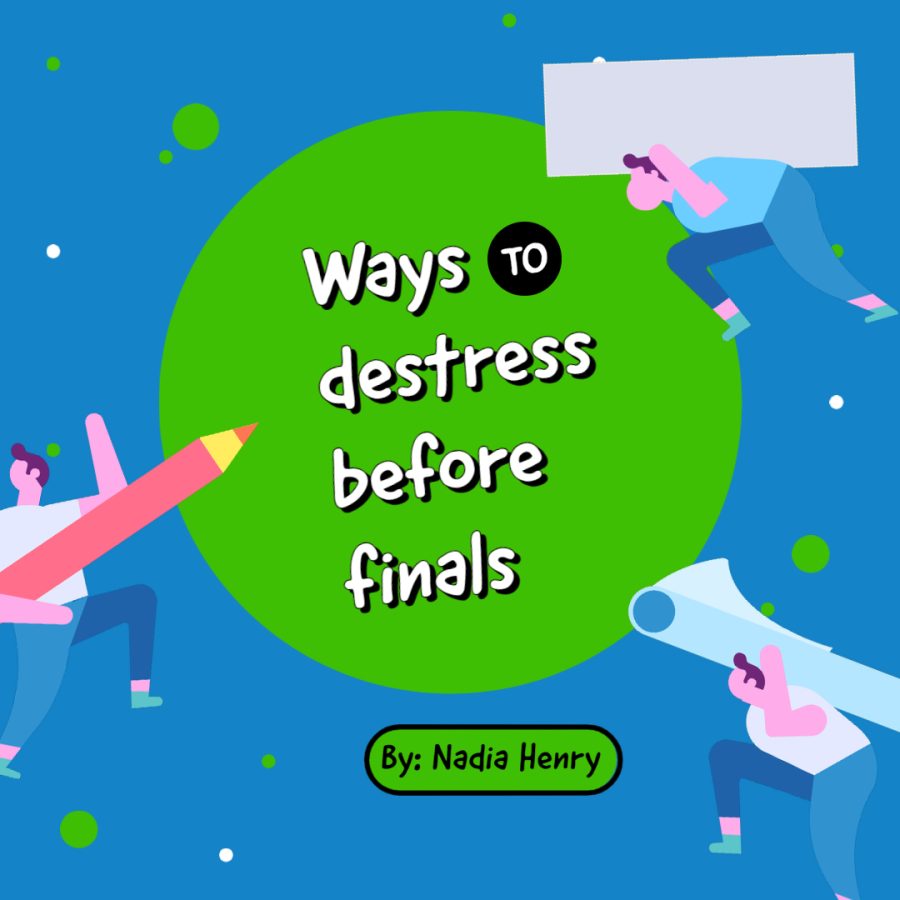 Ways to destress before finals