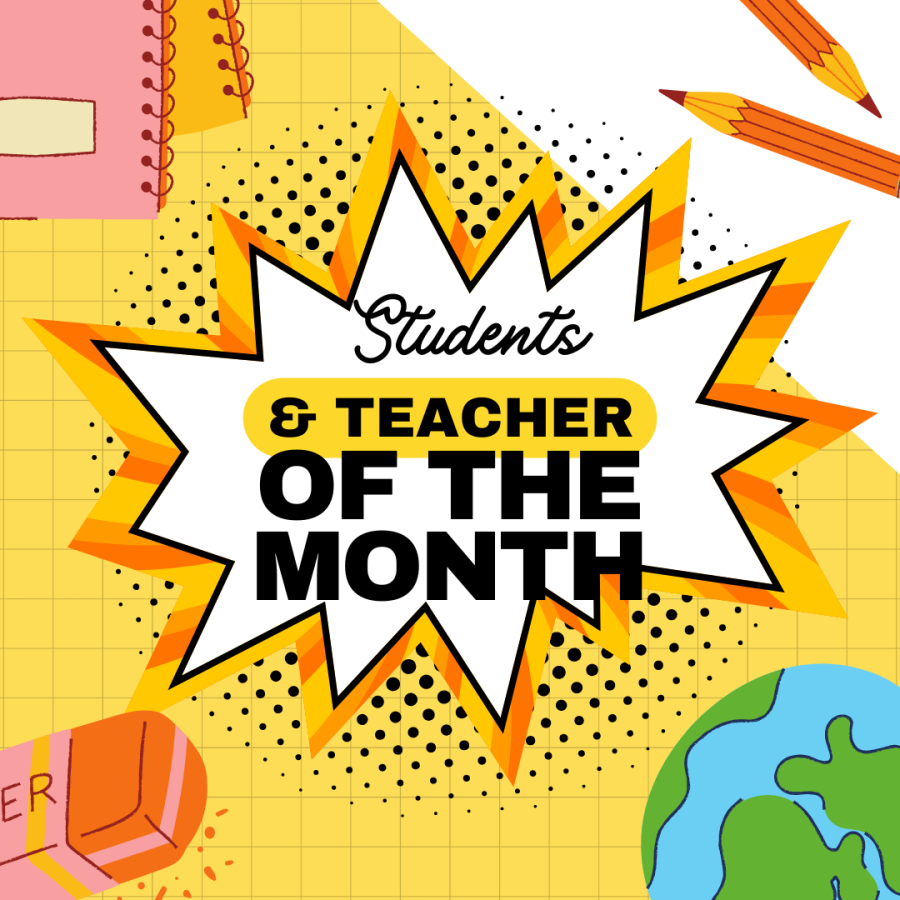 October Students and Teacher of the Month