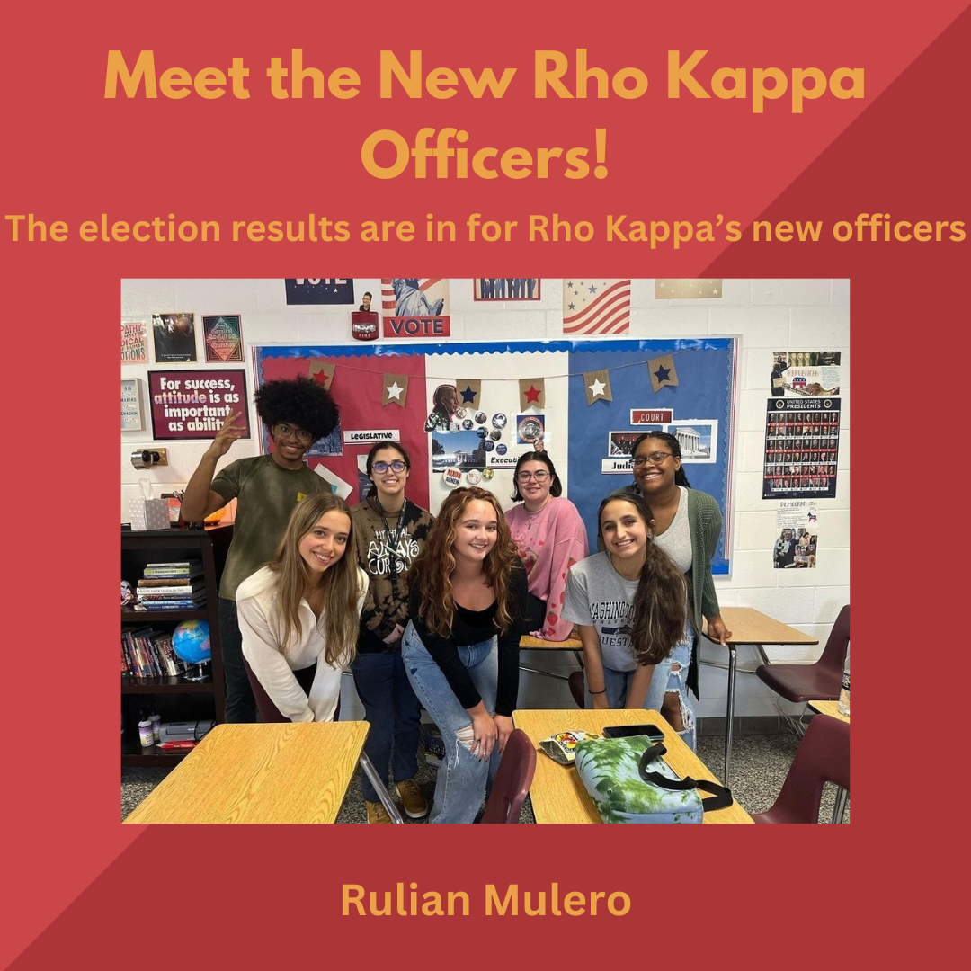 Meet the New Rho Kappa Officers