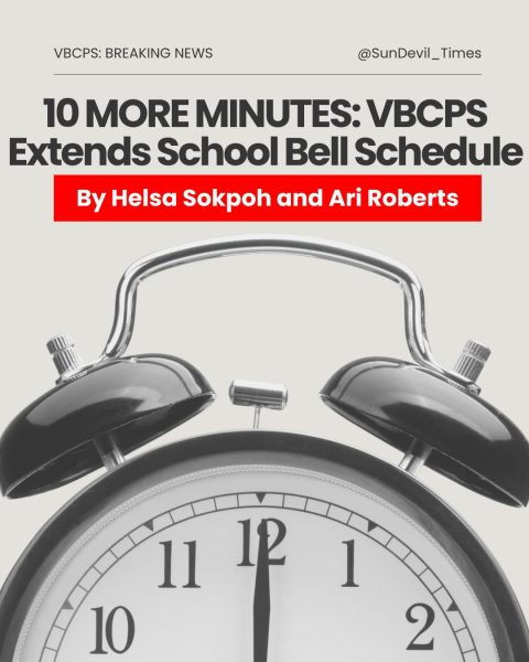 Ten more minutes: VBCPS extends school bell schedule